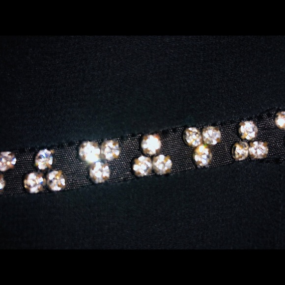 After Dark evening gown formal dress size 8 Sequins Rhinestones decor - Picture 3 of 12